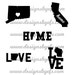 State Pride SVG Cut File State Love State Pride