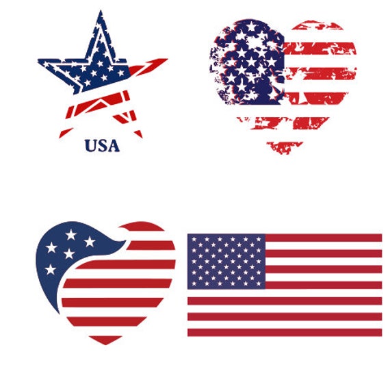 Free Svg Barbara American Flag File For Cricut