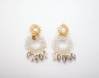 Silver Gold Earrings Casual Classy for contemporary women
