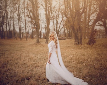 Silk Wedding Veil - 100% Silk Tulle
