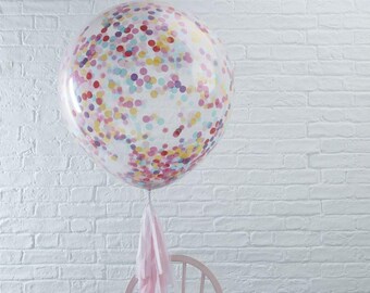 The 3 confetti balloons