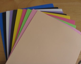 100 FOAMY SHEETS (Goma Eva Sheets) For FoFuchas Doll (craft foam)