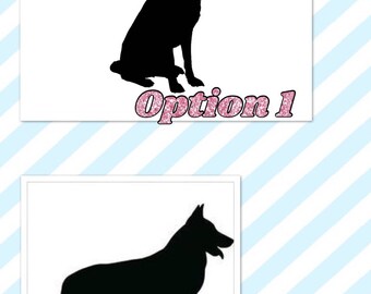 Free Shipping** German Shepard vinyl decal