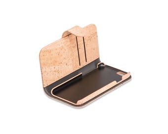 Cork iPhone 7 Plus Case in Natural Cork Color - iPhone 7 Plus Cover in Cork - FREE SHIPPING WORLDWIDE - Vegan Eco-Friendly Gift Idea