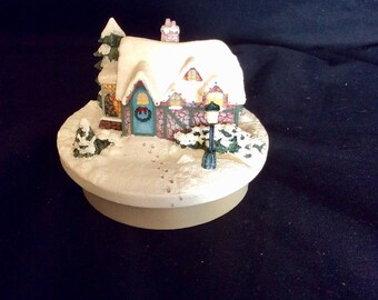 Thomas Kinkade Painter of Light #9804 Silent Night