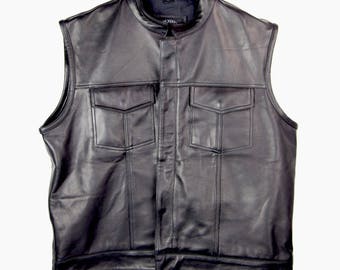 Black Oak Motorcycle Blank Vest