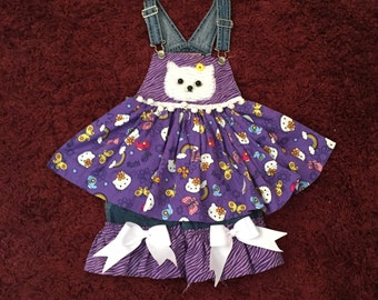 Hello KItty Overalls