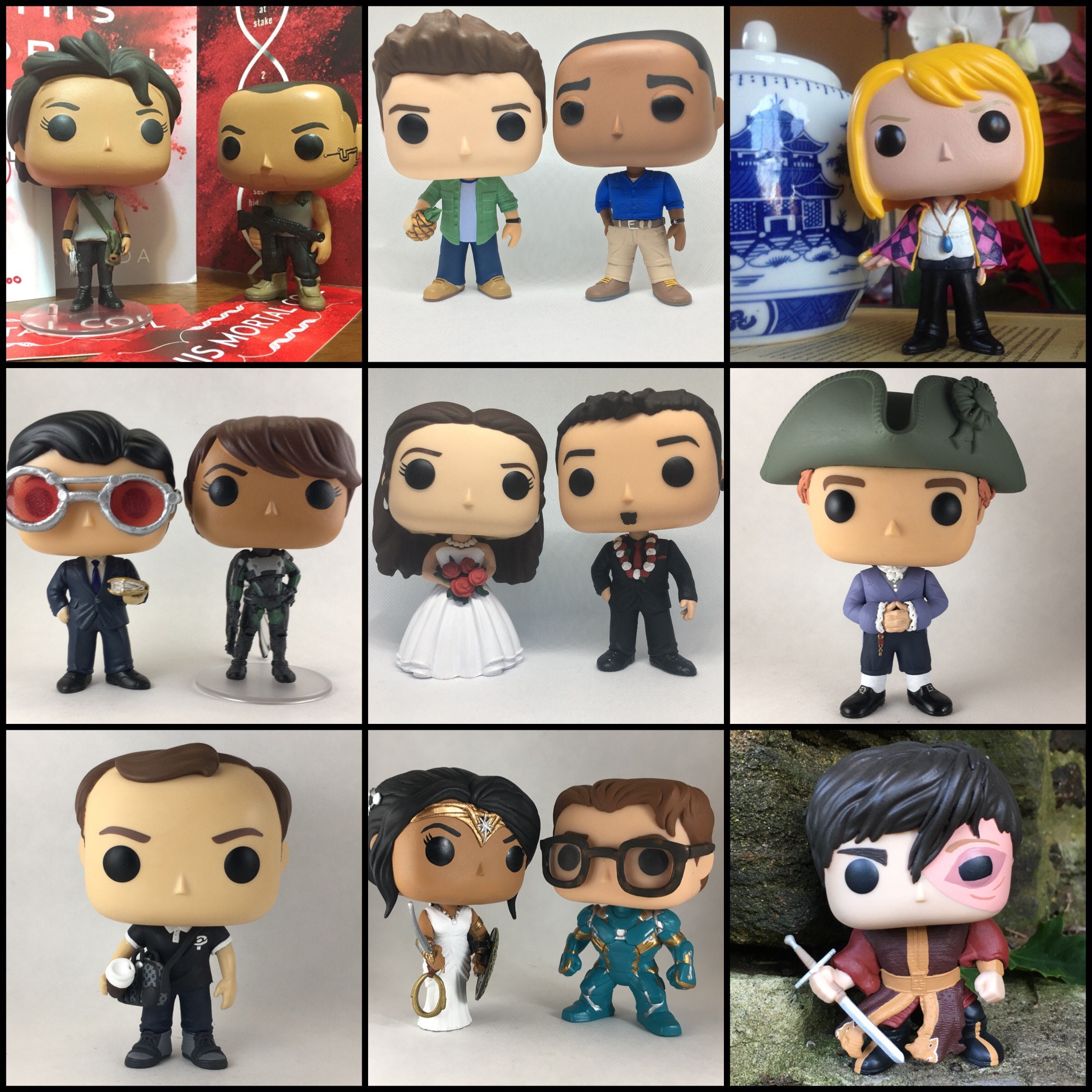 COMMISSION: Customized Funko Pop Vinyl Dolls Please read