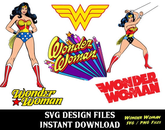 Download Super Hero Wonder Woman SVG Clipart Super Hero Pack SVG PNG