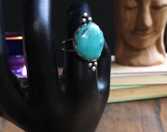 Nevada Blue Gem Turquoise Ring
