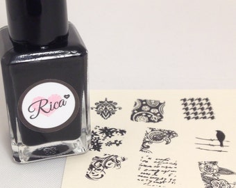 Blackout (custom hand crafted nail polish)