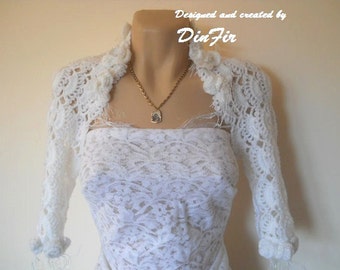 LIQUIDATION Stock 30% OFF Shrug Bolero Wedding Bridal Accessories Crochet Cape Handmade Women Elegant Jacket Cardigan Capelet Hand Knitted