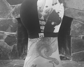 ORGANIC Cotton Yoga Leggings Yoga Pants Printed Legging