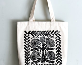 Stone flower eco bag 100% canvas cotton, 360mmX360mm