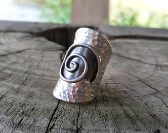 Karen Hill Tribe Silver Tribal Style Ring - Adjustable Ring- Sterling Silver Ring - Women ring