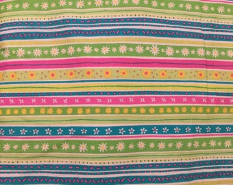 Daisy Ditty Multi Stripe fabric