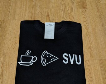 Coffee Pizza SVU Shirt - Law and Order Special Victims Unit - Coffee Lover - Pizza Lover - I'm a simple Woman