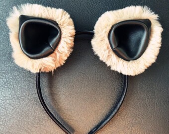 Cat ears headband for kids and adults, faux fur, cosplay / halloween / party / furry