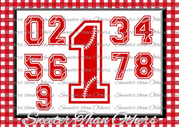 Free Free Baseball Numbers Svg 624 SVG PNG EPS DXF File