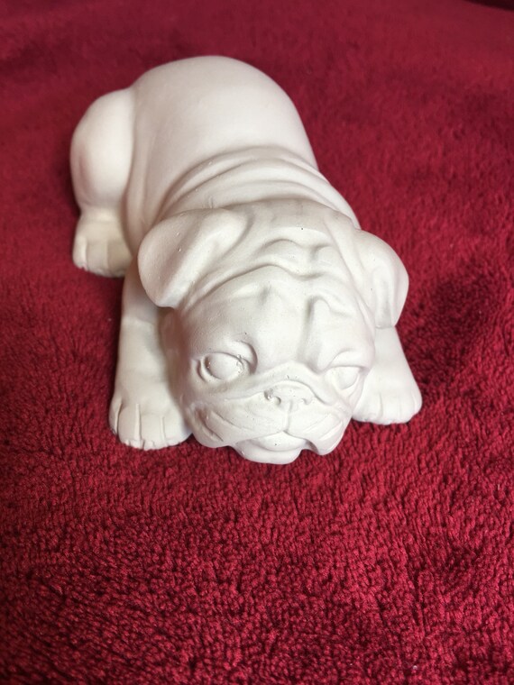 cement bulldog statue