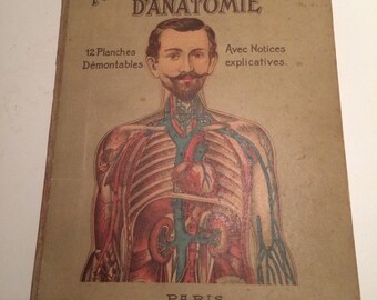 Anatomical Flapbook (1900) Le corp humain. Anatomie de l'homme