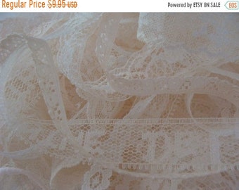 ONSALE 9 Yards Vintage and Antique Lace Lot N024 9 Yards