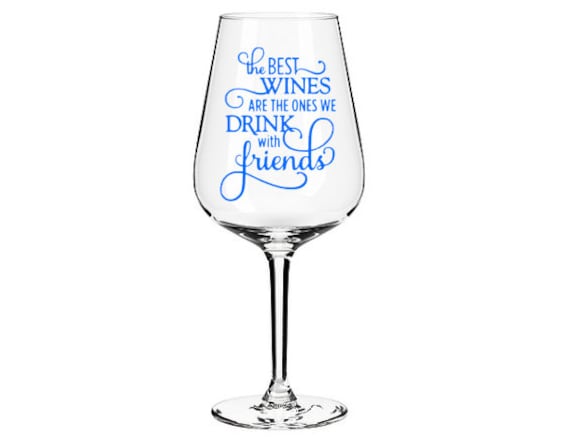 items similar to wine glass sticker vinyl decal for glass vinyl
