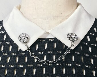 Vintage Inspired Rhinestone Collar/Cardigan Pin