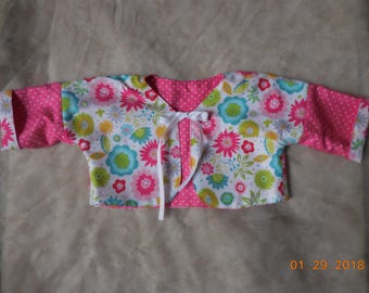 Reversible baby girl jacket, reversible jacket, baby girl jacket, baby jacket