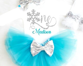 Winter Onederland Outfit Snowflake Birthday Outfit Winter First Birthday Outfit Frozen 1st Birthday Outfit Winter Wonderland Birthday 22