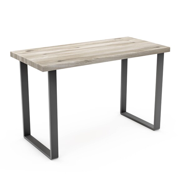 SALE Whitewash Wood Desk White Desk