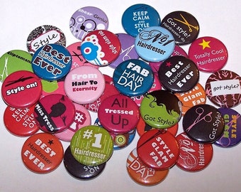 Everything 80's Buttons 80s Pins Party Favor Set of 40