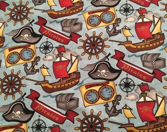 Springs Creative - AHOY MATEY 100% cotton fabric