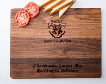Customized Harry Potter Cutting Board Personalized Cutting Board Marauder's Map Up to No Good Custom Wedding Gift Bridal Shower Gift