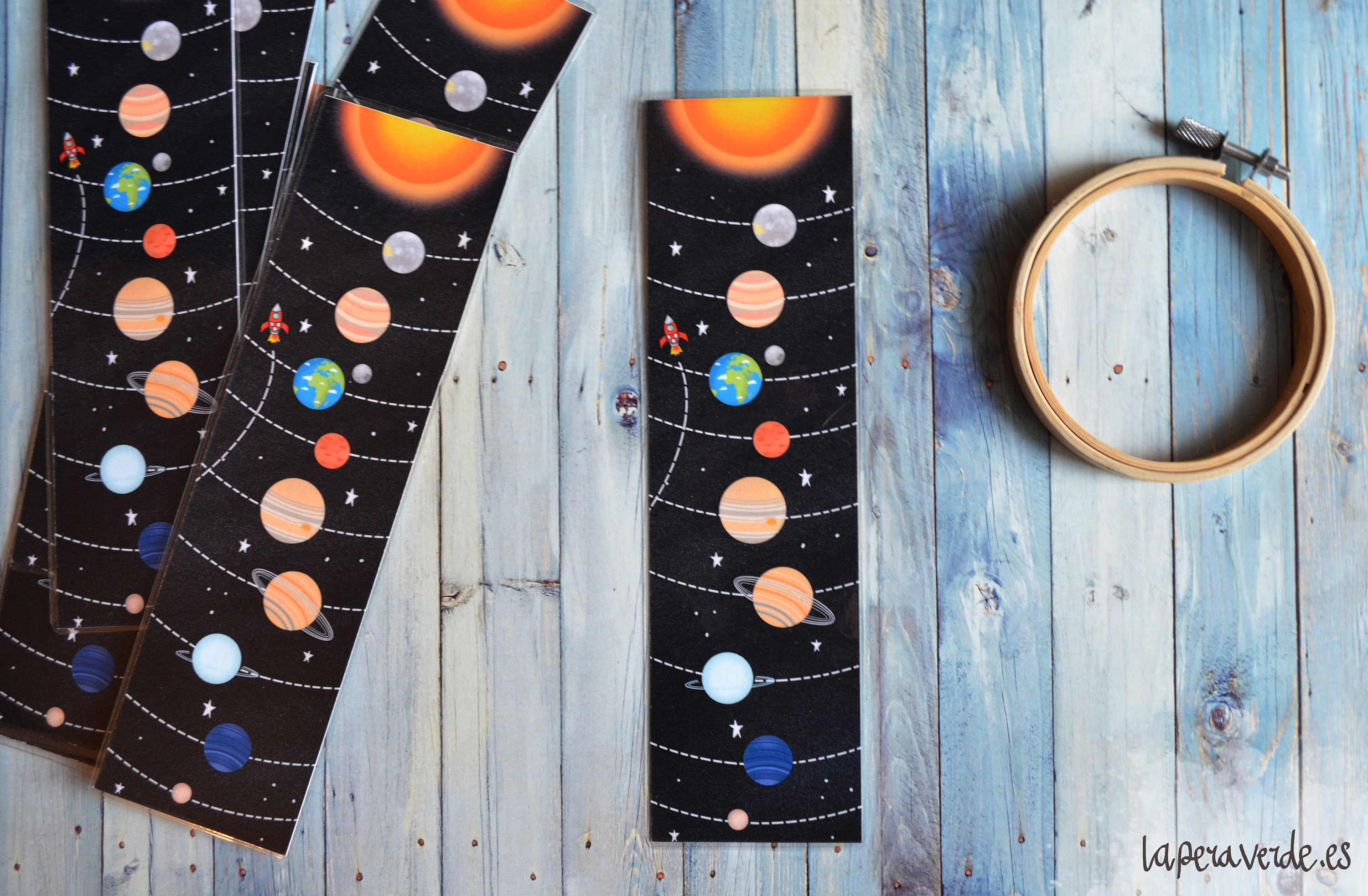 PLANETS BOOKMARK galaxy bookmark space bookmark planets