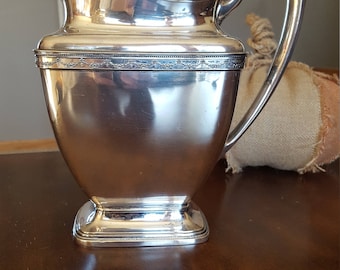 Vintage Silverplate Water Pitcher by 1847 Rogers Bros 00526