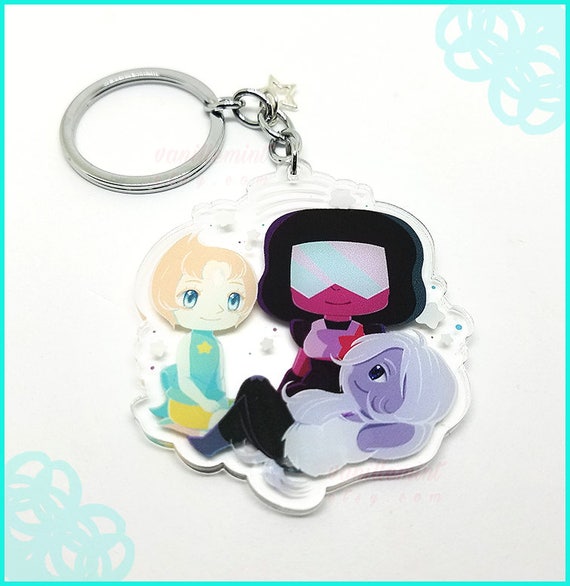 Steven Universe Keychain Crystal Gems Keychain