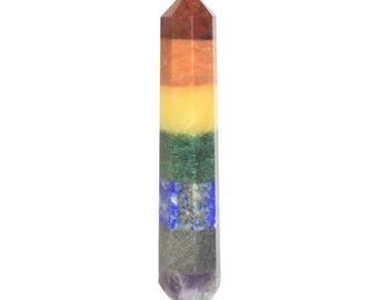 Massage or acupuncture point 7 chakras (8 to 9 cm)