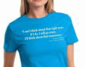 Ladies "Gone With the Wind" T-Shirts
