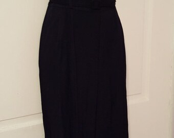 JOHN ROBERTS JUMPSUIT // 90's Gold Lurex Metallic Black Belted Jupmsuit Petite Pants Suit Size 12 P