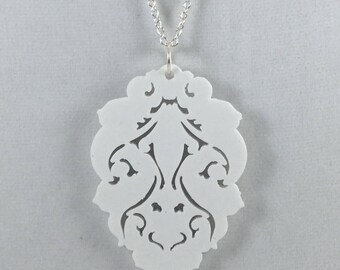 yellow vera 30 3d printed necklace 3d printed pendant