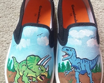 Dinosaur shoes | Etsy
