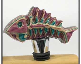 Skelly (Bone Fish) Wine stopper