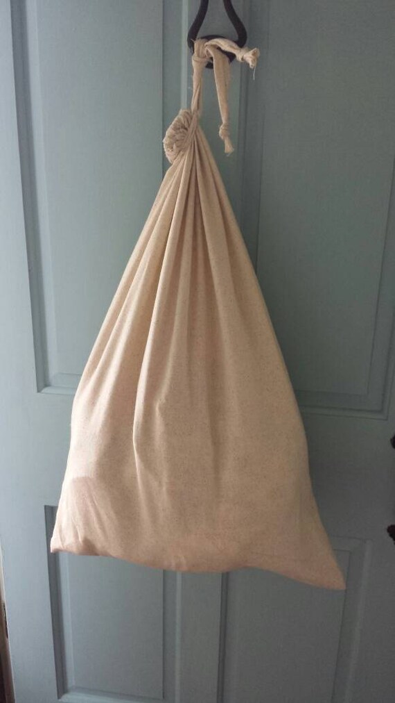 Laundry bag cotton laundry bag string tie large laundry
