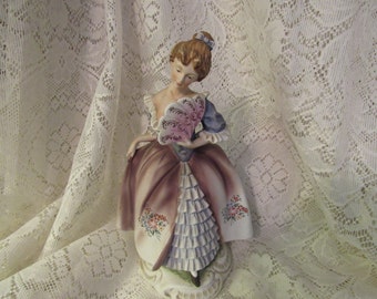 Lefton Elegant Colonial Lady Figurine