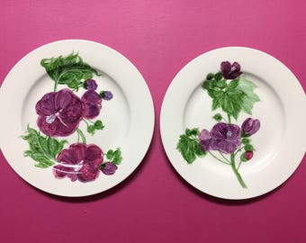 Hand painted Porcelain plates