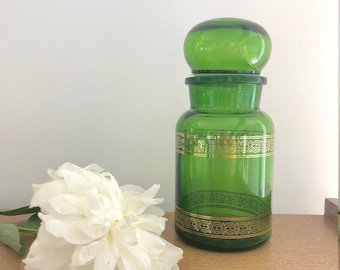 70 years green apothecary jar