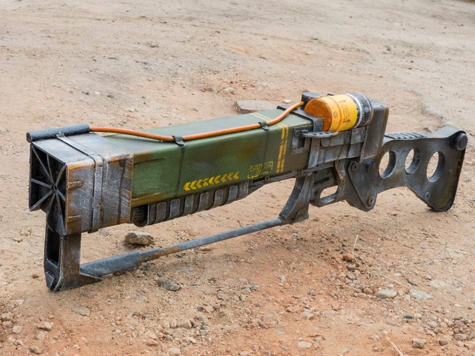 Fallout inspired Laser Rifle cosplay prop