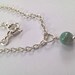 Genuine Emerald Necklace, Silver Plated Emerald Necklace, Silver plated Necklace, Emerald Necklace, Emerald, Necklace.