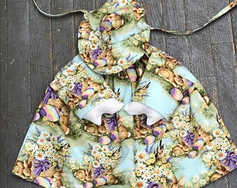 Goose Clothes Complete Holiday Goose Outfit Easter Bunny Dress and Hat Costume
